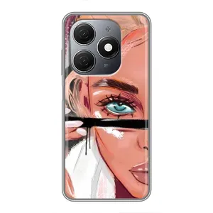 Чехол с печатью для TECNO Spark 20 - (Мода) (AlphaPrint)