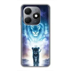 Чехол со Львом для TECNO Spark 20 (VPrint) (Маленький лев)