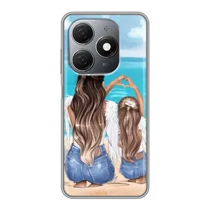 Чохол з друком для TECNO Spark 20 - (Мама з дитинкою) (AlphaPrint)