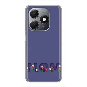 Чехол с принтом «Мама в цветах» для TECNO Spark 20