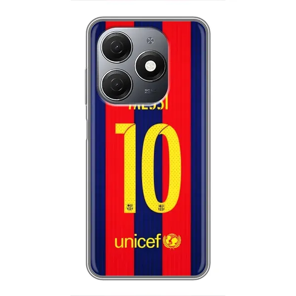 Чохол з принтом «Messi Barca 10» для TECNO Spark 20