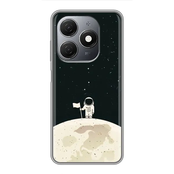 Чохол з принтом «На місяці» для TECNO Spark 20