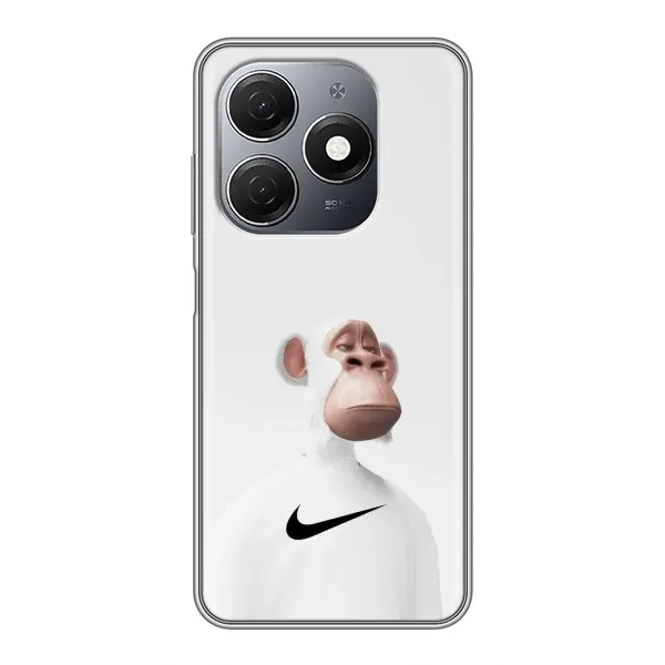 Чохол з принтом «мавпа NFT Nike» для TECNO Spark 20