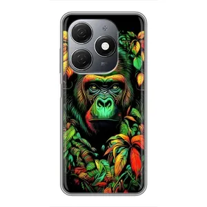 Чехол с Обезьянами TECNO Spark 20 - (AlphaPrint) (Обезьяна в тропиках)