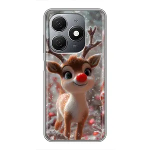 Яскравий чохол для TECNO Spark 20 з Зимові Оленята