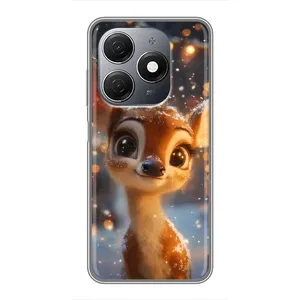 Чехол с принтом «Олененок среди гирлянд» для TECNO Spark 20