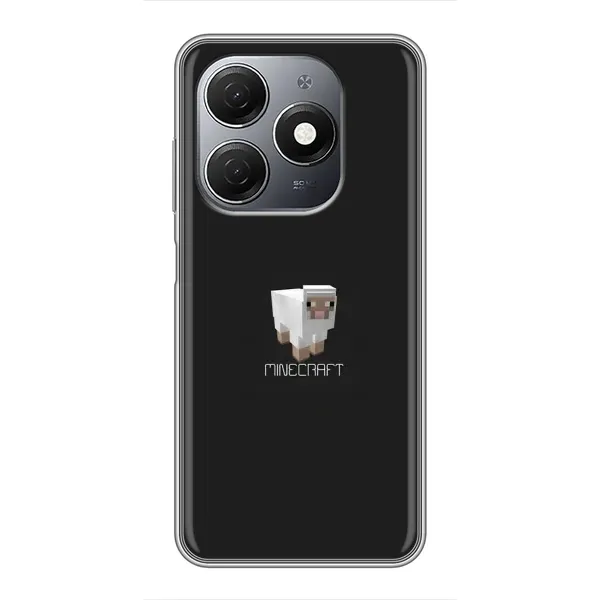 Чехол с принтом «Овечка Майнкрафт» для TECNO Spark 20 Чехол с принтом «Овечка Майнкрафт» для TECNO Spark 20
