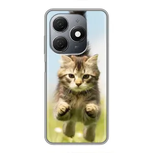 Чехлы с Котиками для TECNO Spark 20 (VPrint) (Прыжок кота)
