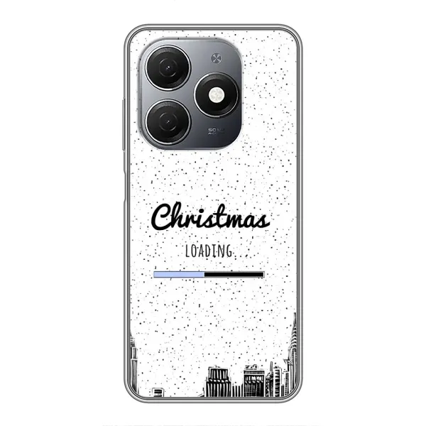 Чехол с принтом «Рождество загружается» для TECNO Spark 20