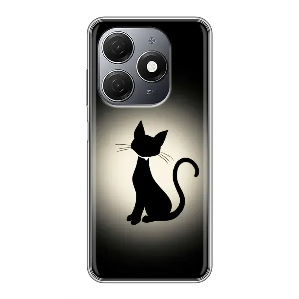 Чехол с принтом «Силуэт котика» для TECNO Spark 20 Чехол с принтом «Силуэт котика» для TECNO Spark 20