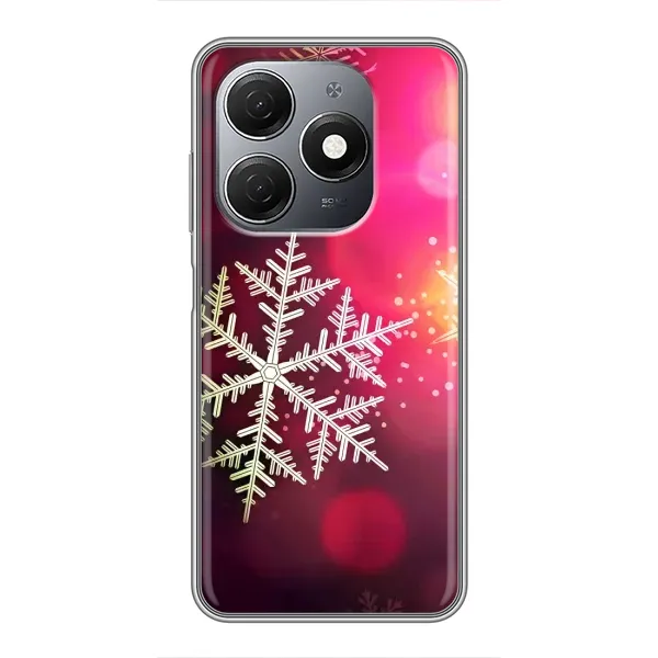 Чохол з принтом «Сніжинка» для TECNO Spark 20