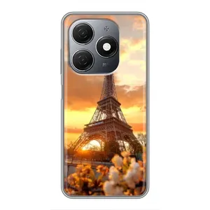 Чехол Эйфелева Башня для TECNO Spark 20 - (AlphaPrint) (Солнечная башня)
