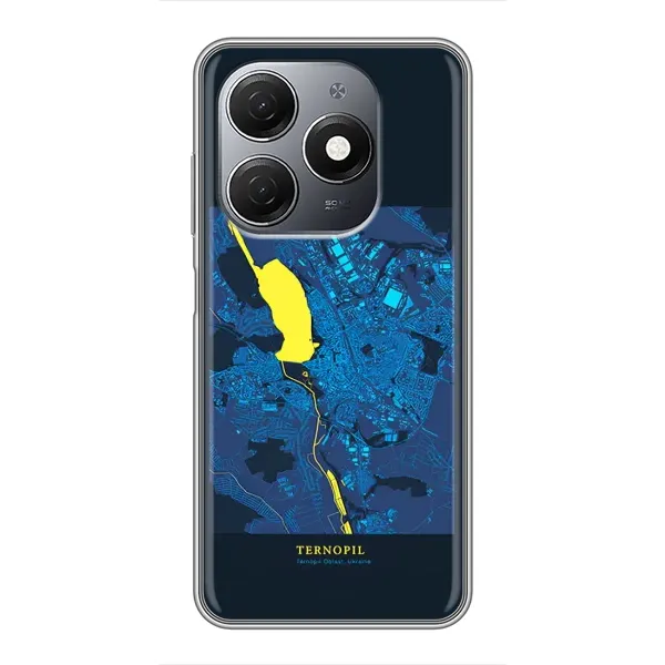 Чехол с принтом «Тернополь» для TECNO Spark 20