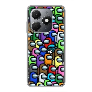 Чехол Амонг Ас для TECNO Spark 20 (AlphaPrint) (Убит)