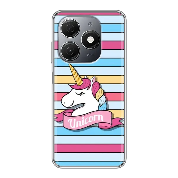 Чехол с принтом «Unicorn» для TECNO Spark 20