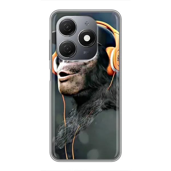 Чохол з принтом «В навушниках» для TECNO Spark 20 Чохол з принтом «В навушниках» для TECNO Spark 20