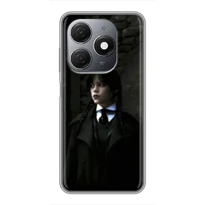Чехол с дизайном Венздей 2 на TECNO Spark 20 (Темный стиль Уэнздей)
