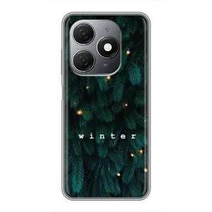 Новогодние, Праздничные Чехлы для TECNO Spark 20 - 2024 год (Winter)