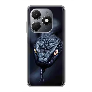 Чехол с картинкой «Хищники» для TECNO Spark 20 (Черная змея)