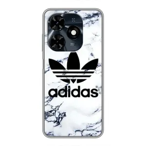 Чехлы Адидас для TECNO Spark 20c (AlphaPrint) (Адидас на мраморе)