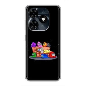 Чехол Амонг Ас для TECNO Spark 20c (AlphaPrint) (Амонг-ас)