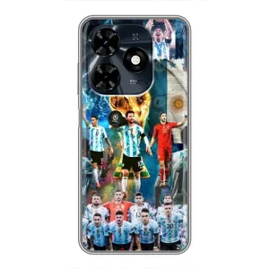 Чохли Мессі для TECNO Spark 20c (AlphaPrint) (Аргентина Мессі)