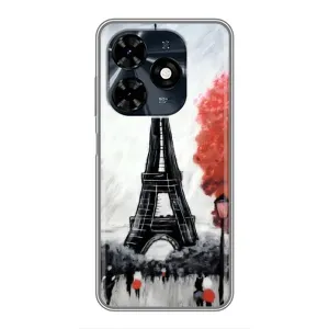 Чохол Ейфелева Вежа TECNO Spark 20c - (AlphaPrint) (Вежа в Парижі)