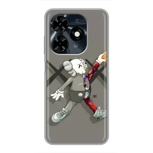 Чохли для TECNO Spark 20c - Bearbrick Louis Vuitton (PREMIUMPrint) (Беарбрік Джордан)
