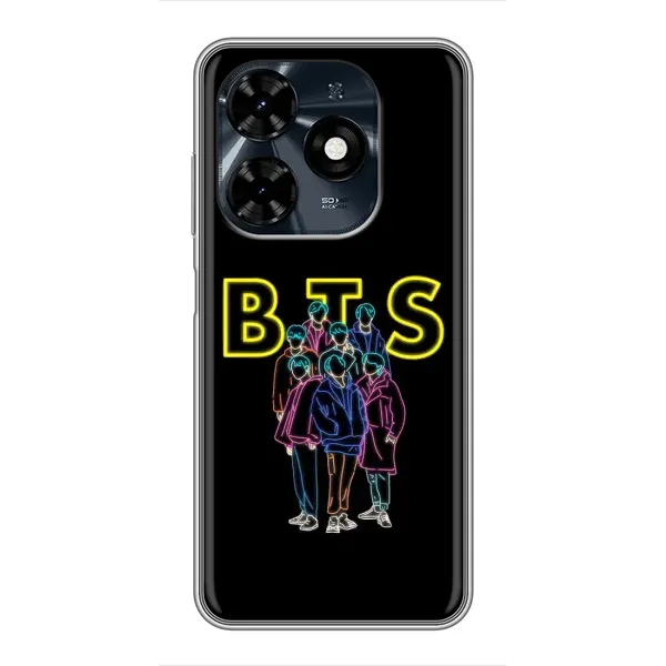 Чехол с принтом «BTS стайл» для TECNO Spark 20c Чехол с принтом «BTS стайл» для TECNO Spark 20c