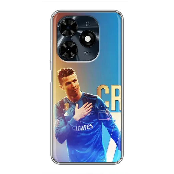 Чохол з принтом «CR7 Real» для TECNO Spark 20c Чохол з принтом «CR7 Real» для TECNO Spark 20c