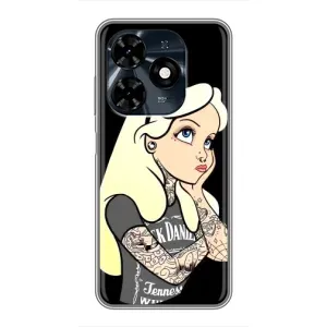 Чохол з друком для TECNO Spark 20c - (Мода) (AlphaPrint) (Дівчина в тату)