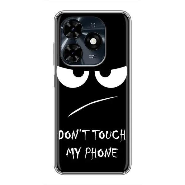 Чехол с принтом «Dont Touch» для TECNO Spark 20c