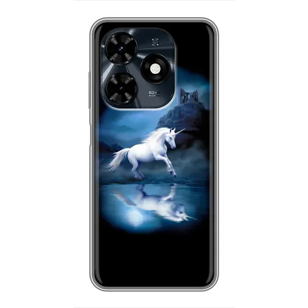 Чехол с принтом «Единорог» для TECNO Spark 20c
