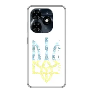 Чохли для TECNO Spark 20c Укр. Символіка (AlphaPrint) (Герб з букв)