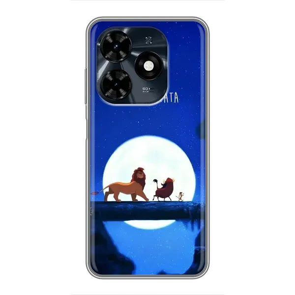 Чохол з принтом «Хакуна Матата» для TECNO Spark 20c