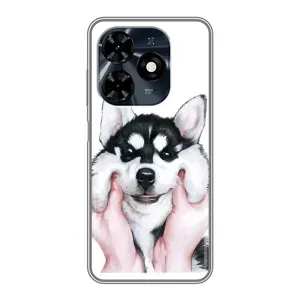 Чехол с Хаски для TECNO Spark 20c - (AlphaPrint)