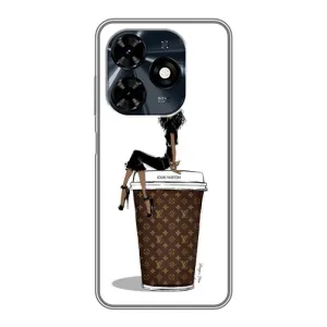 Чохли Луі Вітон для TECNO Spark 20c (AlphaPrint - LOUIS VUITTON) (кава LOUIS VUITTON)