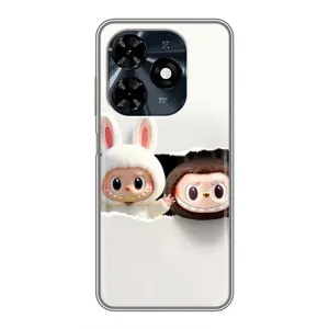 Чохол з принтом «Лабубу» для TECNO Spark 20c