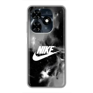 Чохол для TECNO Spark 20c - з принтом Найк (AlphaPrint) (Лого Найк)