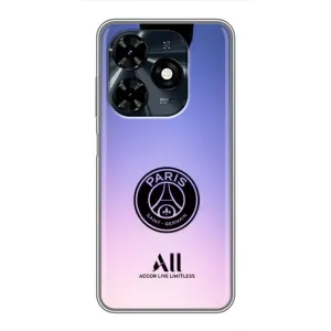 Чохли PSG для TECNO Spark 20c (AlphaPrint) (лого PSG)