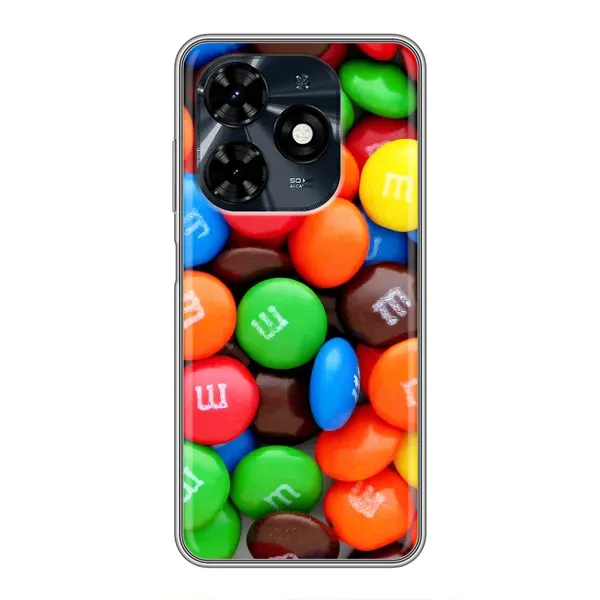 Чехол с принтом «MM's» для TECNO Spark 20c