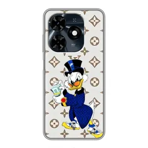 Чехли для TECNO Spark 20c - Скрудж МакДак Louis Vuitton (PREMIUMPrint) (Макдак на стилі)