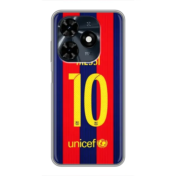 Чохол з принтом «Messi Barca 10» для TECNO Spark 20c