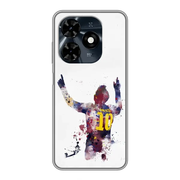 Чохол з принтом «Messi Barca» для TECNO Spark 20c