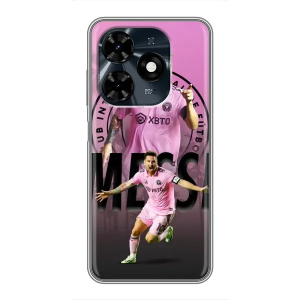 Чохол з принтом «Messi Miami» для TECNO Spark 20c
