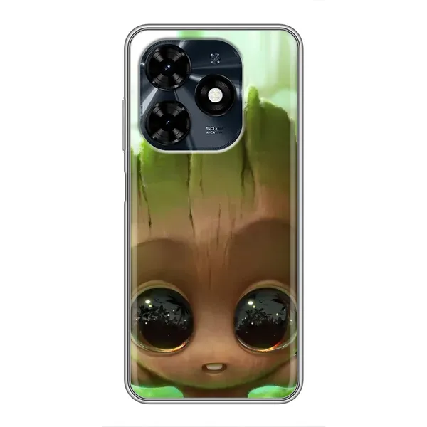 Чохол з принтом «Милий Грут» для TECNO Spark 20c Чохол з принтом «Милий Грут» для TECNO Spark 20c