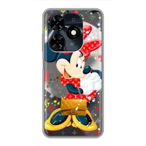 Чохол Disney Mouse TECNO Spark 20c (PREMIUMPrint) (Minni з бантіком)