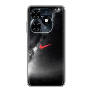 Чохол для TECNO Spark 20c - з принтом Найк (AlphaPrint) (Найк червоний)