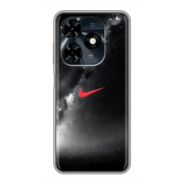 Чохол з принтом «Найк червоний» для TECNO Spark 20c Чохол з принтом «Найк червоний» для TECNO Spark 20c