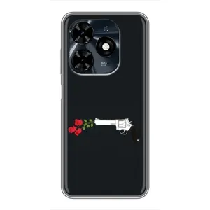 Чехлы (ART) Цветы на TECNO Spark 20c (VPrint) (Неочікувані квіти)